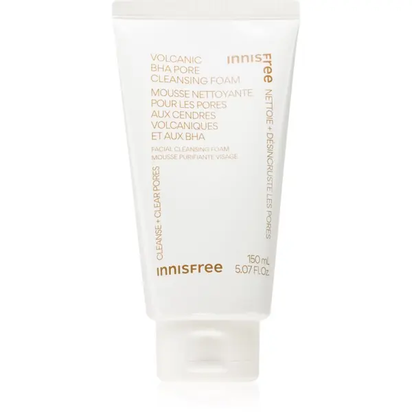innisfree innisfree Volcanic BHA Pore Cleansing Foam nježna pjena za čišćenje za zaglađivanje kože lica i smanjenje pora 150 ml