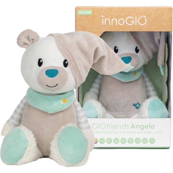 innoGIO innoGIO GIOfriends Interactive Plush Toy tješilica s melodijom Angelo 1 kom
