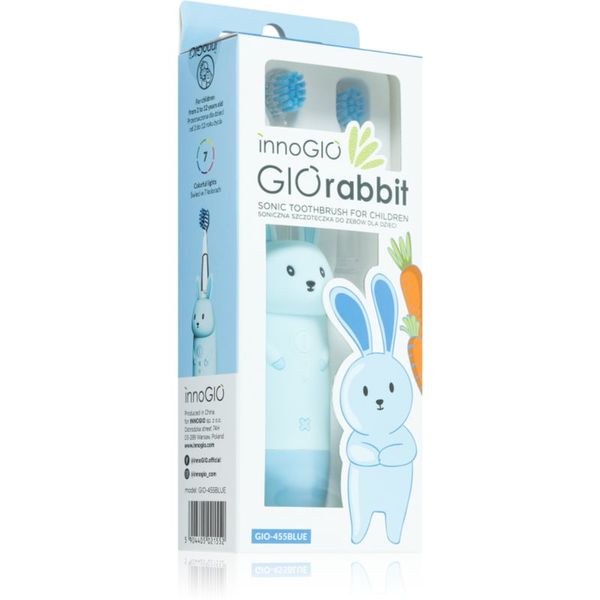 innoGIO innoGIO GIORabbit Sonic Toothbrush sonična četkica za zube za djecu Blue 1 kom