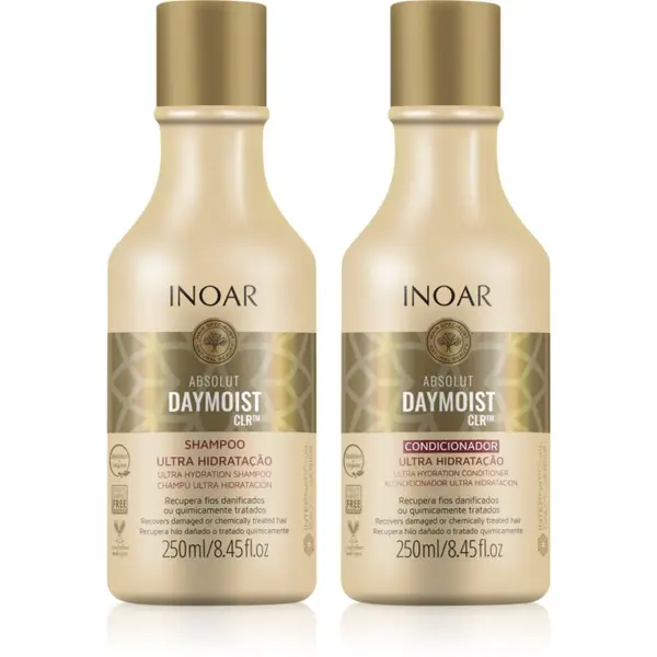 INOAR INOAR Absolut Daymoist CLR™ set za suhu i obojenu kosu 2x250 ml