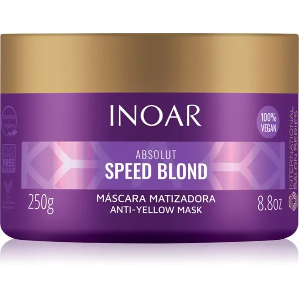 INOAR INOAR Absolut Speed Blond hranjiva maska za toniranje za plavu kosu 250 g