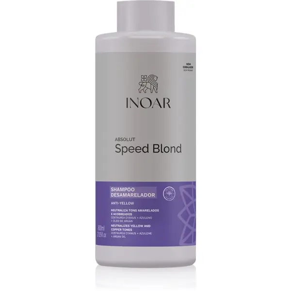 INOAR INOAR Absolut Speed Blond šampon za plavu kosu 800 ml