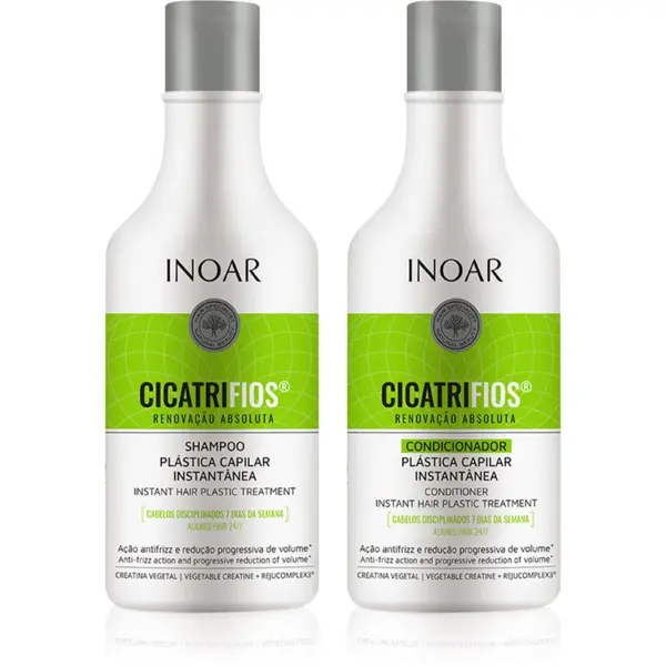 INOAR INOAR CicatriFios set za oštećenu i lomljivu kosu 2x250 ml