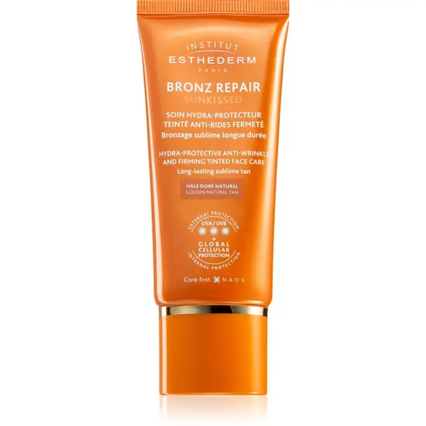 Institut Esthederm Institut Esthederm Bronz Repair Sunkissed krema za toniranje i sunčanje protiv bora 50 ml