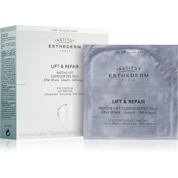 Institut Esthederm Institut Esthederm Lift & Repair Eye Contour Lift Patches maska za zatezanje očiju u obliku flastera (Cellular Care) 10 x 2 kom