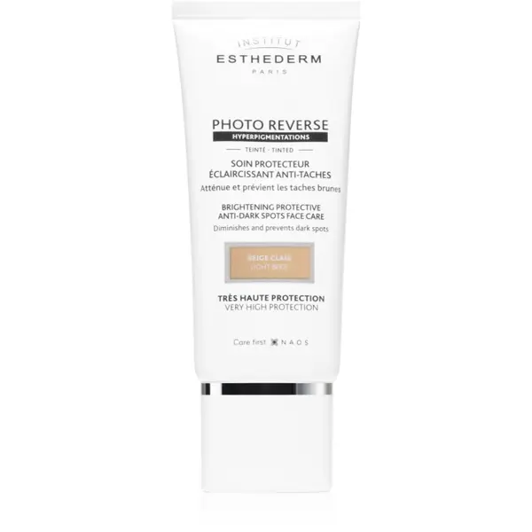 Institut Esthederm Institut Esthederm Photo Reverse Protective Anti-Dark Spots Tinted Face Care zaštitna krema za toniranje protiv pigmentnih mrlja s visokom UV zaštitom