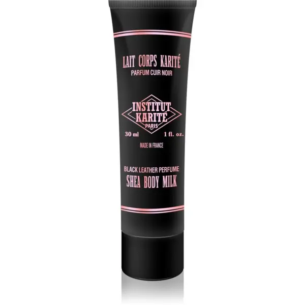 Institut Karité Paris Institut Karité Paris Black Leather Shea Body Milk mlijeko za tijelo sa shea maslacem 30 ml