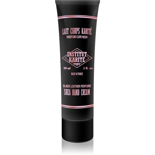 Institut Karité Paris Institut Karité Paris Black Leather Shea Hand Cream zaštitna krema za ruke 30 ml