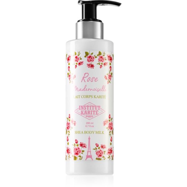 Institut Karité Paris Institut Karité Paris Rose Mademoiselle Shea Body Milk hidratantno mlijeko za tijelo  sa shea maslacem 200 ml