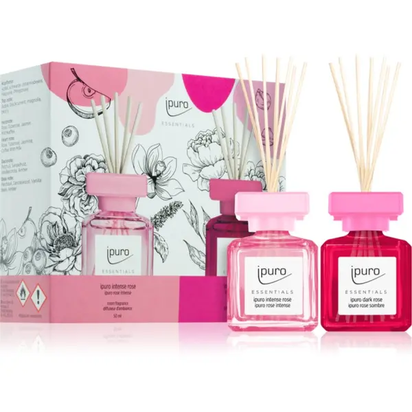 ipuro ipuro Essentials Intense & Dark Rose poklon set 2x50 ml