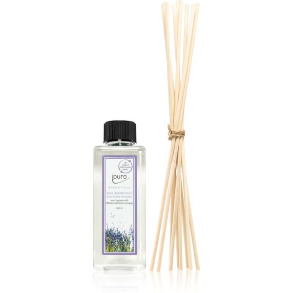 ipuro ipuro Essentials Lavender Touch punjenje za aroma difuzer + zamjenski štapići za aroma difuzor 200 ml