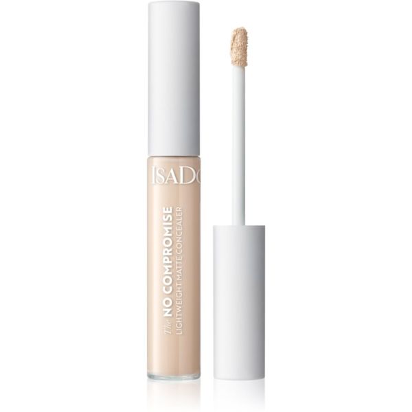 IsaDora IsaDora No Compromise Lightweight Matte Concealer kremasti korektor za prekrivanje nijansa 1NW 10 ml