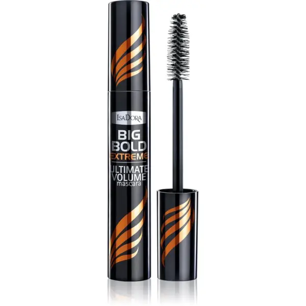 IsaDora IsaDora The Big Bold Extreme Ultimate Volume Mascara maskara za efekt umjetnih trepavica nijansa 15 Extreme Black 14 ml