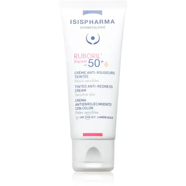ISISPHARMA ISISPHARMA Ruboril Expert SPF 50+ hidratantna krema za toniranje za osjetljivo lice sklono crvenilu SPF 50+ 40 ml