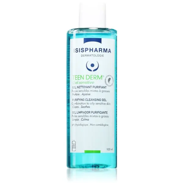ISISPHARMA ISISPHARMA Teen Derm Gel Sensitive gel za čišćenje za osjetljivo lice sklono aknama 100 ml