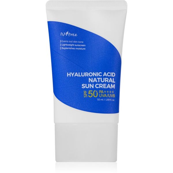 Isntree Isntree Hyaluronic Acid mineralna krema za sunčanje za osjetljivu kožu lica SPF 50+ 50 ml
