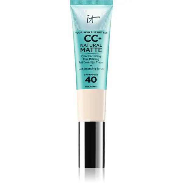 IT Cosmetics IT Cosmetics Your Skin But Better CC+ Natural Matte CC krema s mat učinkom SPF 40 Fair Ivory 32 ml