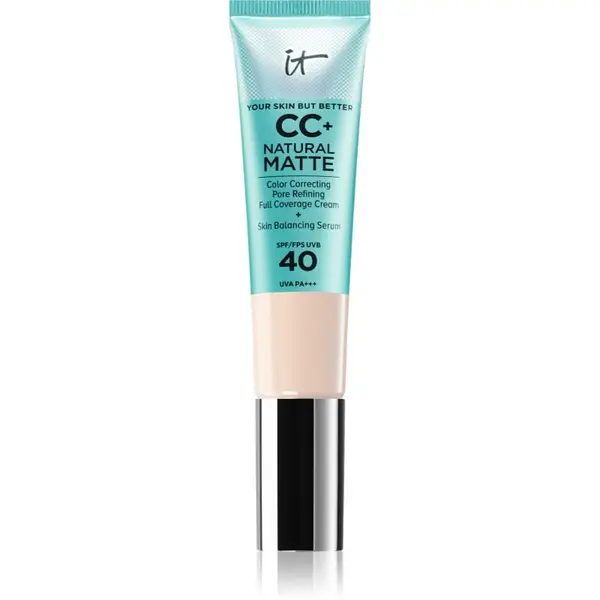 IT Cosmetics IT Cosmetics Your Skin But Better CC+ Natural Matte CC krema s mat učinkom SPF 40 Fair Porcelain 32 ml