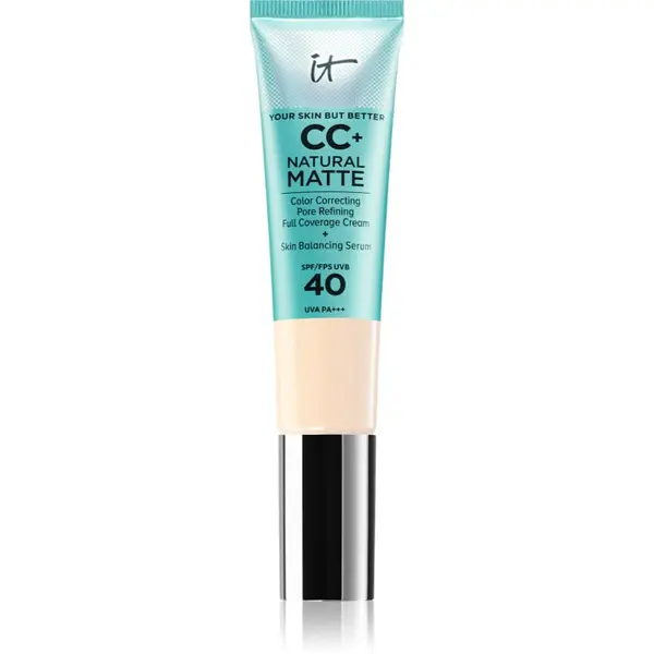 IT Cosmetics IT Cosmetics Your Skin But Better CC+ Natural Matte CC krema s mat učinkom SPF 40 Fair Warm 32 ml