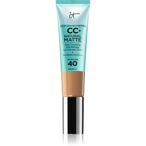 IT Cosmetics IT Cosmetics Your Skin But Better CC+ Natural Matte CC krema s mat učinkom SPF 40 Neutral Tan 32 ml