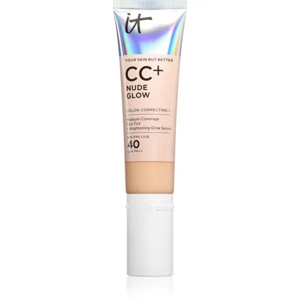 IT Cosmetics IT Cosmetics Your Skin But Better CC + Nude Glow CC krema za sjaj lica SPF 40 Fair Warm 32 ml