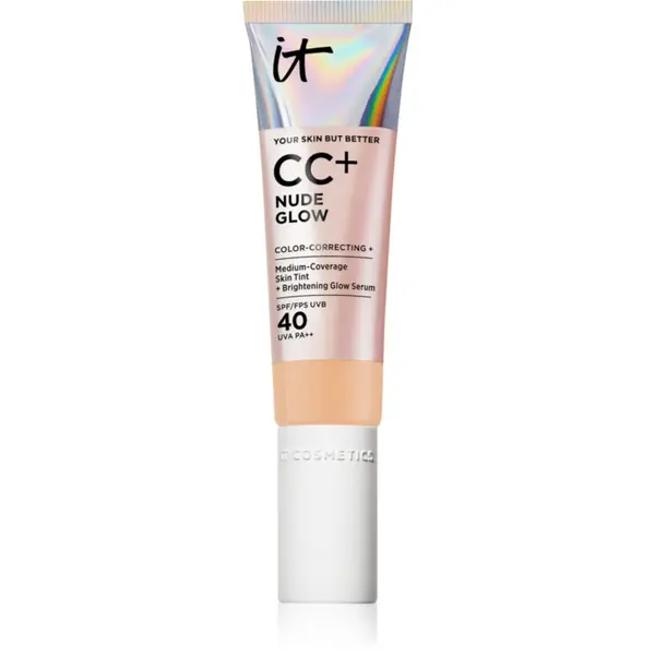 IT Cosmetics IT Cosmetics Your Skin But Better CC + Nude Glow CC krema za sjaj lica SPF 40 Medium Tan 32 ml