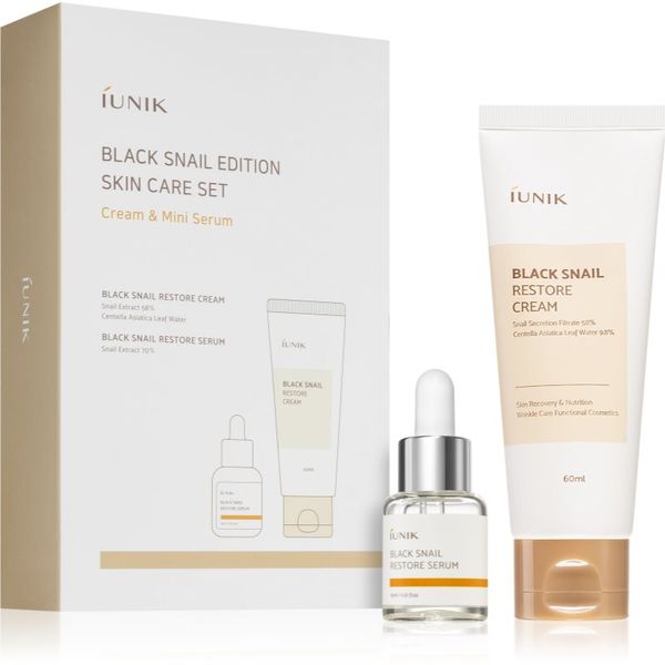 iUnik iUnik Black Snail poklon set (za regeneraciju i obnovu lica)