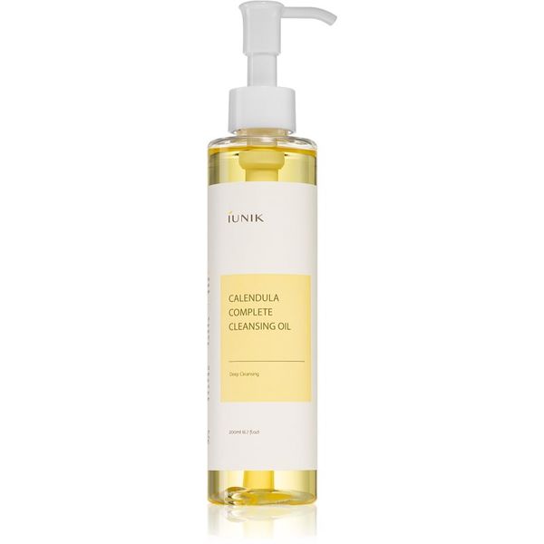 iUnik iUnik Calendula ulje za čišćenje i skidanje make-upa za osjetljivu kožu lica 200 ml