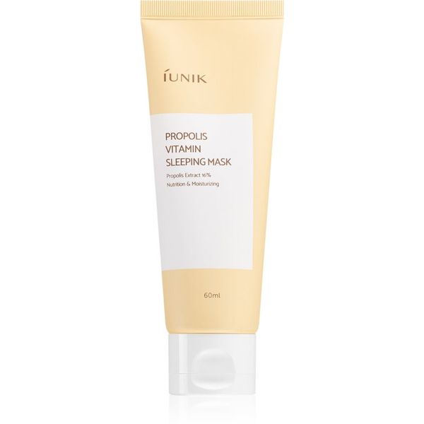 iUnik iUnik Propolis Vitamin noćna maska za regeneraciju kože lica s multivitamin kompleskom 60 ml