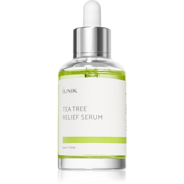 iUnik iUnik Tea Tree umirujući serum za lice za osjetljivo lice sklono aknama 50 ml