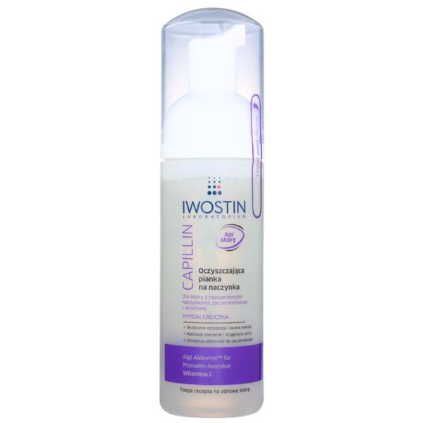 Iwostin Iwostin Capillin pjena za čišćenje i skidanje make-upa za osjetljivo lice s proširenim kapilarama 165 ml