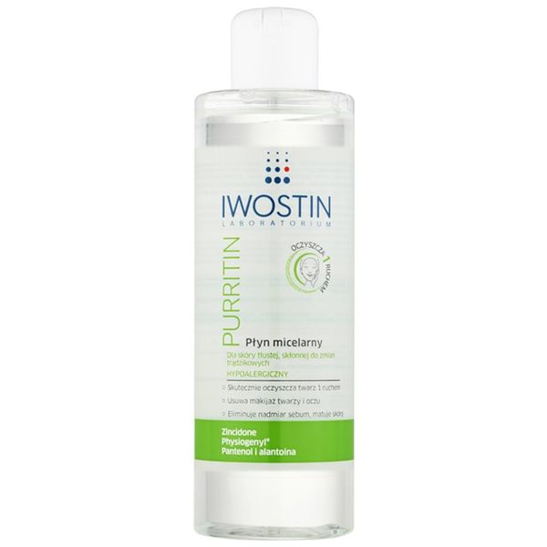 Iwostin Iwostin Purritin micelarna voda za čišćenje za masno lice sklono aknama 215 ml