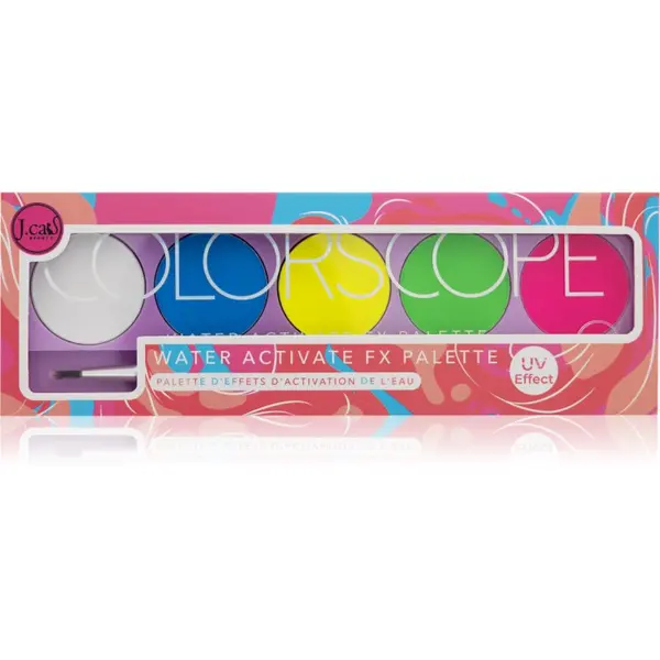J.Cat Beauty J.Cat Beauty ColorScope paleta za lice s kistom nijansa 102 Bright 5 g