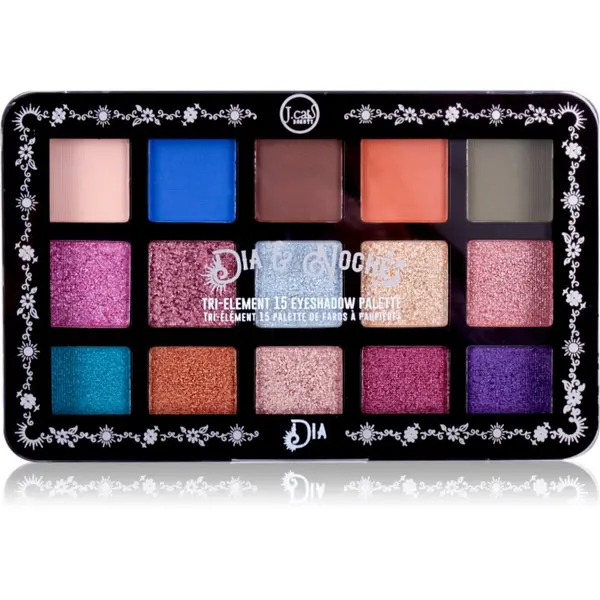 J.Cat Beauty J.Cat Beauty Dia & Noche paleta sjenila za oči nijansa 101 Dia 16 g