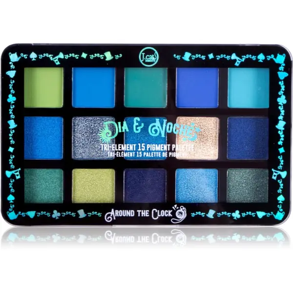 J.Cat Beauty J.Cat Beauty Dia & Noche paleta sjenila za oči nijansa 104 Around The Clock 16 g