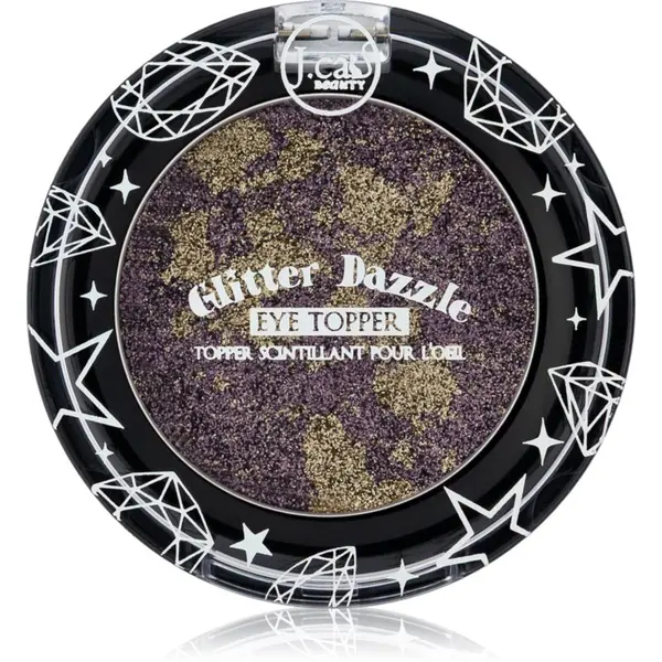 J.Cat Beauty J.Cat Beauty Glitter Dazzle sjenilo za oči sa šljokicama nijansa 103 Purple Rain 1.2 g