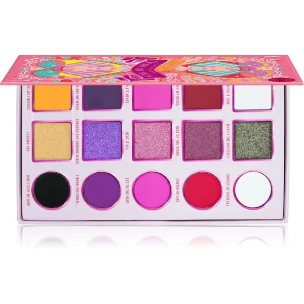 J.Cat Beauty J.Cat Beauty House of Queens paleta sjenila za oči nijansa 102 Queen of Arts 12.5 g