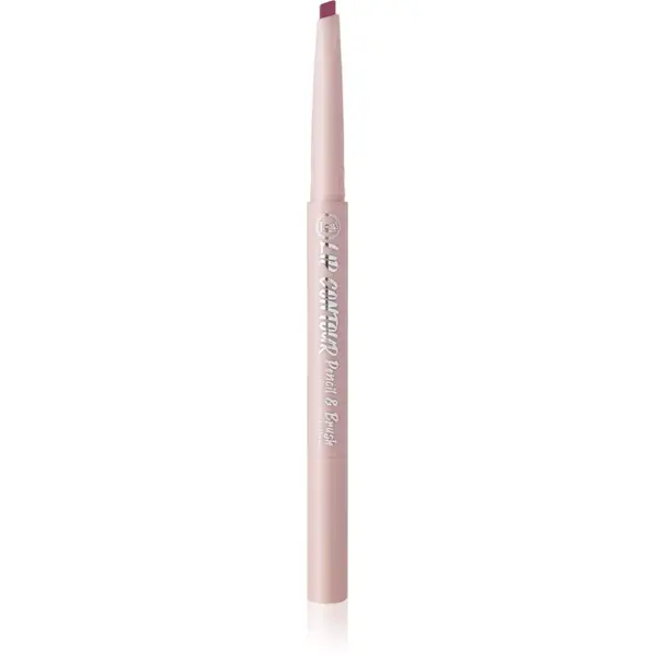 J.Cat Beauty J.Cat Beauty Lip Contour olovka za konturiranje usana s kistom nijansa Mystic Mauve Beige 0.22 g