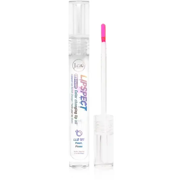 J.Cat Beauty J.Cat Beauty Lipspect ulje za usne s bojom koja se mijenja nijansa 101 Peach, Please 3 ml