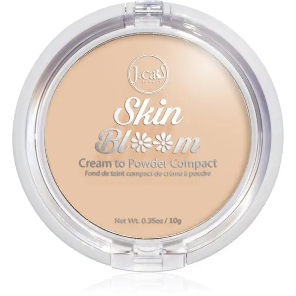 J.Cat Beauty J.Cat Beauty Skin Bloom kremasti kompaktni puder za punu pokrivenost nijansa 105 Taupe 7.5 g