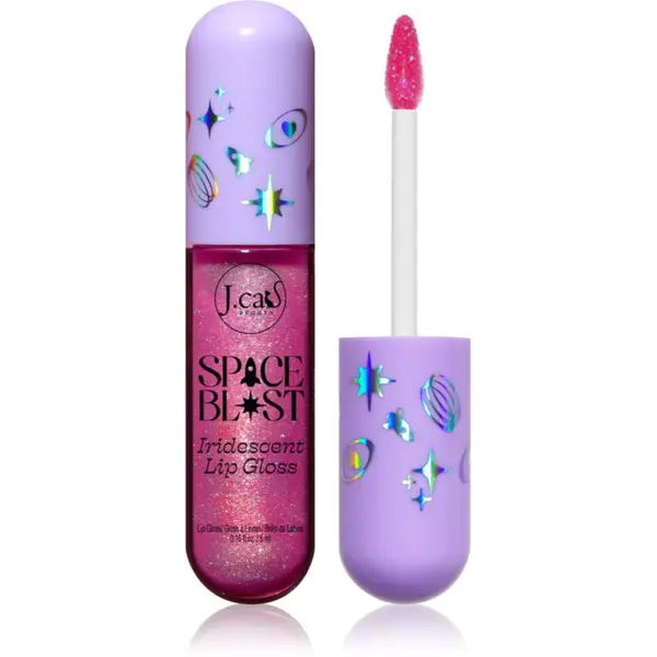 J.Cat Beauty J.Cat Beauty Space Blast sjajilo za usne s bojom koja se mijenja nijansa 102 Cosmic Sparkle 5 ml