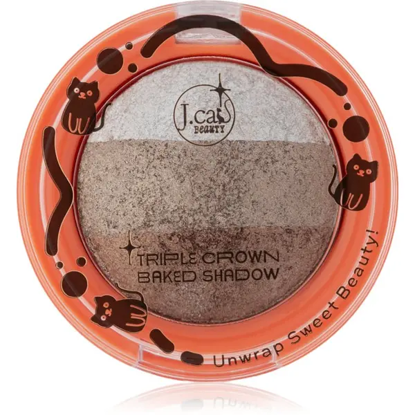 J.Cat Beauty J.Cat Beauty Triple Crown dugotrajna sjenila za oči nijansa 103 Gingerbread 2.5 g