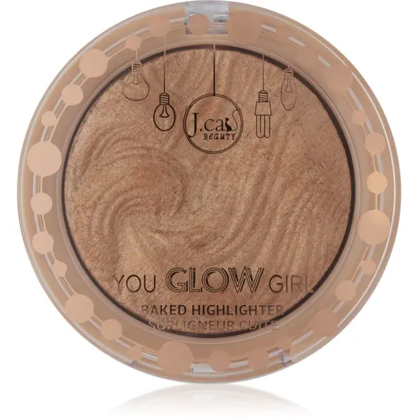 J.Cat Beauty J.Cat Beauty You Glow Girl pečeni highlighter nijansa 102 Twilight 8.5 g