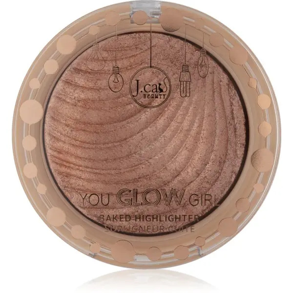 J.Cat Beauty J.Cat Beauty You Glow Girl pečeni highlighter nijansa 103 Pink Goddess 8.5 g