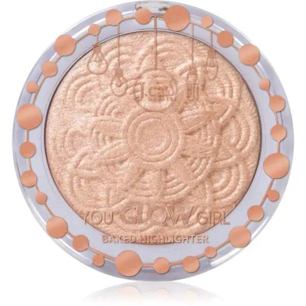 J.Cat Beauty J.Cat Beauty You Glow Girl pečeni highlighter nijansa 105 Moon Light 8.5 g