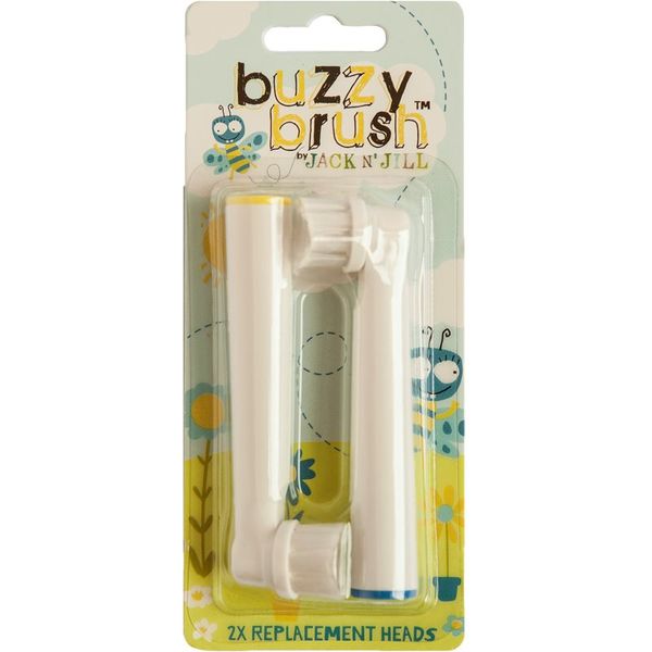 Jack N’ Jill Jack N’ Jill Buzzy Brush zamjenske glave za zubnu četkicu Buzzy Brush 2 kom