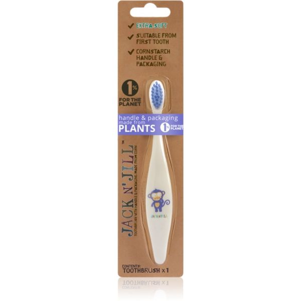 Jack N’ Jill Jack N’ Jill Toothbrush dječja četkica za zube Monkey 1 kom