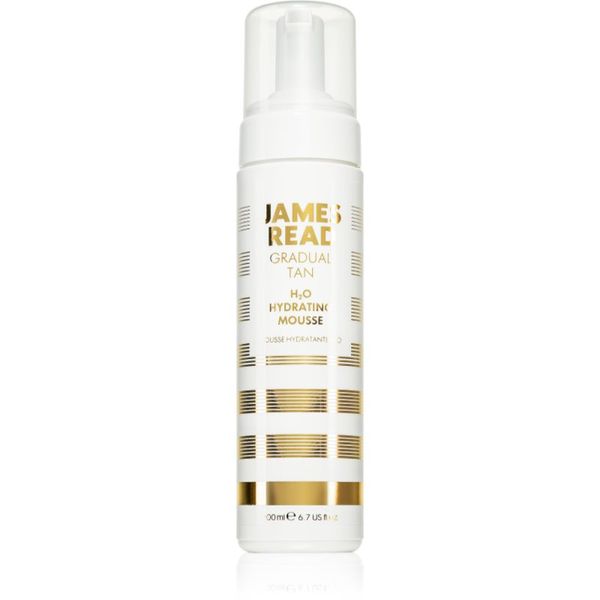 James Read James Read Gradual Tan H2O Hydrating Mousse pjena za samotamnjenje s učinkom pomlađivanja 200 ml