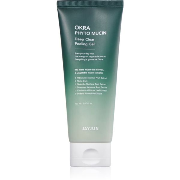 Jayjun Jayjun Okra Phyto Mucin gel za dubinsko čišćenje s piling učinkom 150 ml