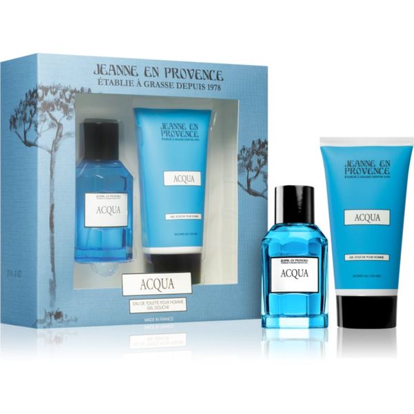 Jeanne en Provence Jeanne en Provence Acqua poklon set za muškarce 2 kom